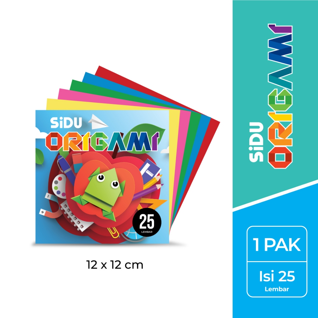

[BMS Bekasi] SiDU Kertas Origami 120 X 120Mm 25 Lembar - SDU KS 25 K