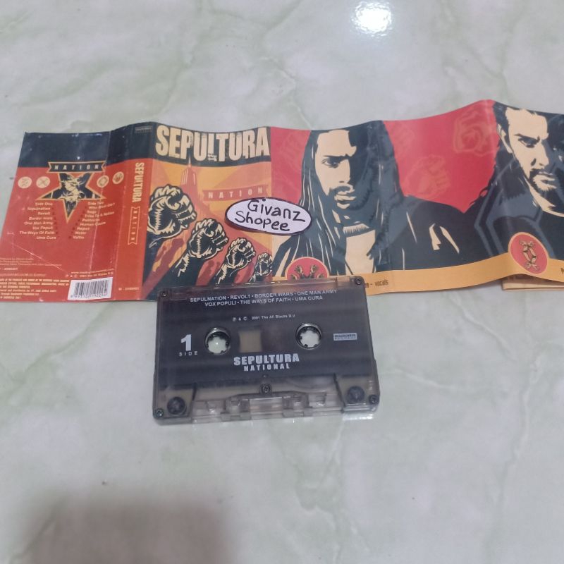 kaset pita SEPULTURA - Nation