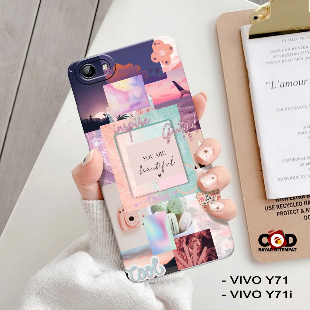 New Aesthetic Case - Softcase Vivo Y71 / Y71i Terbaru - Case Hp Vivo Y71 / Y71i - Casing Vivo Y71 / 