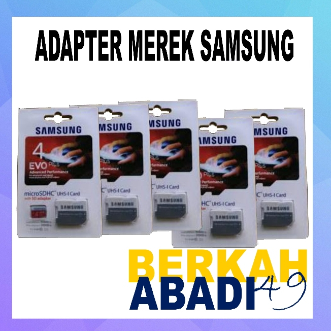 adapter adaptor micro SD memory card camera SD card Merk SAMSUNG