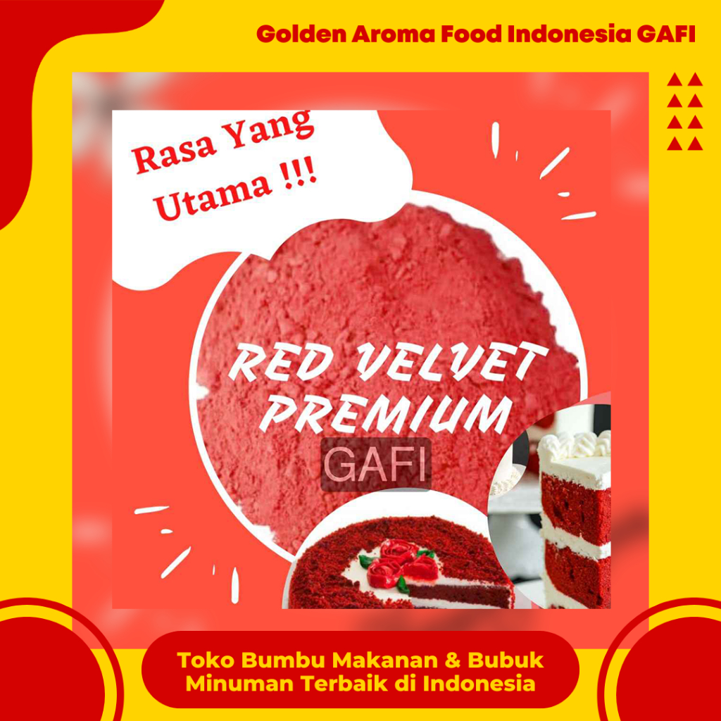 

Bumbu Tabur Manis Rasa Red Velvet Premium 1 Kg Murah Enak Lezat Bubuk Tabur Red Velvet Premium 1 Kg Golden Aroma