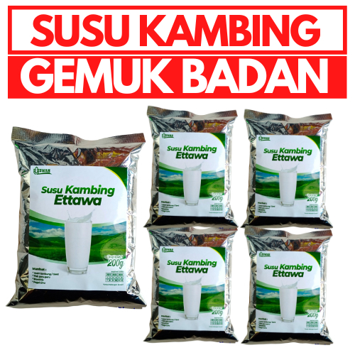 

Susu Kambing Etawa USWAH Penggemuk Pengemuk Badan Anak Dewasa Remaga 200 Gram