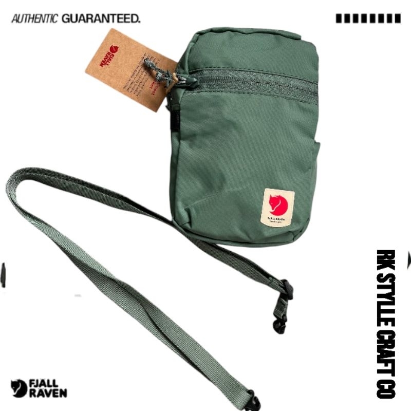 Tas Selempang || Tas Bahu || Tas pria || Fjallraven Kanken High Coast Pocket Sling Bag Patina Green 
