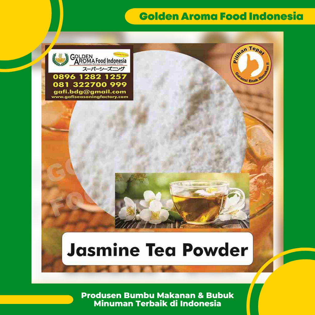 

Bubuk Teh Melati 1 Kg Jasmine Tea Powder Serbuk Bubuk Teh Jasmine Enak Murah Halal Aman Terbaik GAFI
