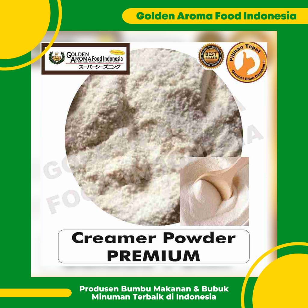 

Creamer Powder PREMIUM 1 Kg Bubuk Creamer Krimer Nabati Non Dairy Kiloan Harga Murah Enak Halal GAFI