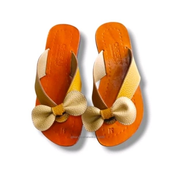 Sandal anak/ Sandal anak perempuan/ Sandal anak kulit asli/ Sandal anak kulit *Karya Pahala Eksekuti