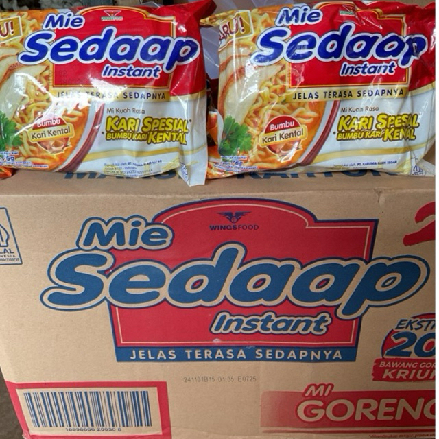

Mie Sedaap Instant Bumbu Kari Kental 85g
