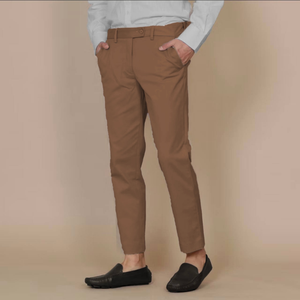 Celana Chino Pria Original Ultra Waist Pinggang Elastis Slimfit Premium Import Fabric