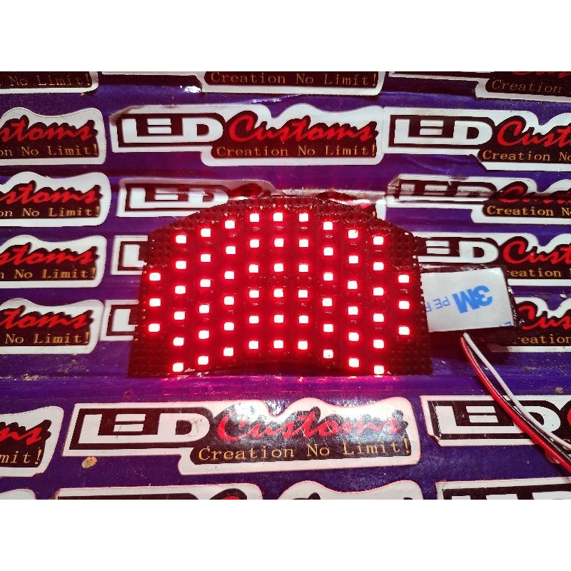 Lampu stop stoplamp running 8 n 11 mode auto manual led strip vario 110 karbu