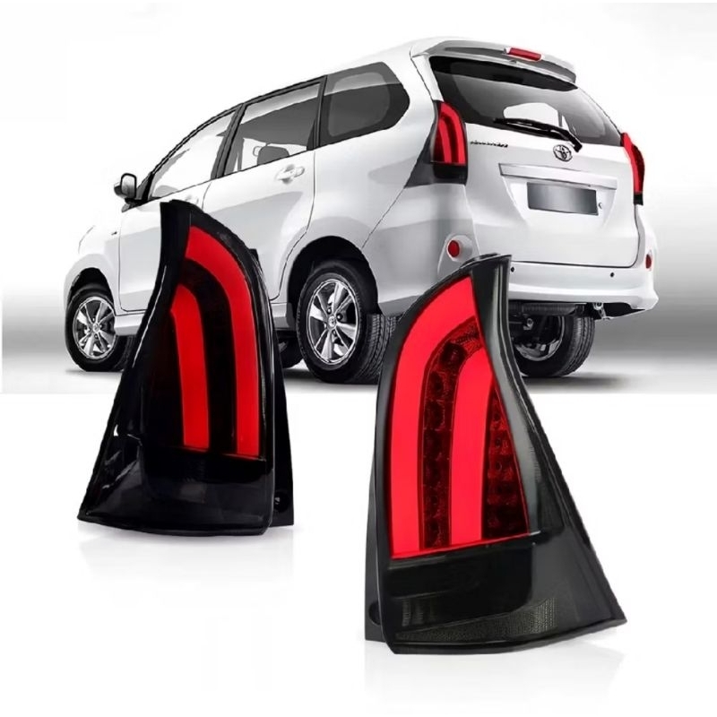 YAB-AZ-0220-SM Stoplamp All New Avanza Veloz 2012-2015 LED Bar All Smoke Lens