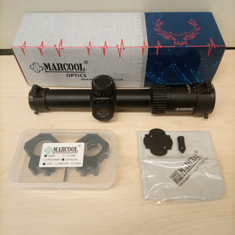 Telescope Marcool Assailant 1,2-6x24 IR MAR 150 / Teleskop Marcool Buntung 1,2-6x24IR