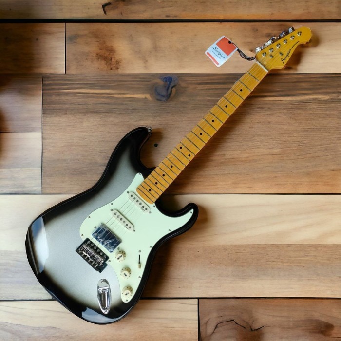 Gitar Elektrik Scorpion Premium Series PS 20 / PS20 SVB Silver Burst HSS Stratocaster