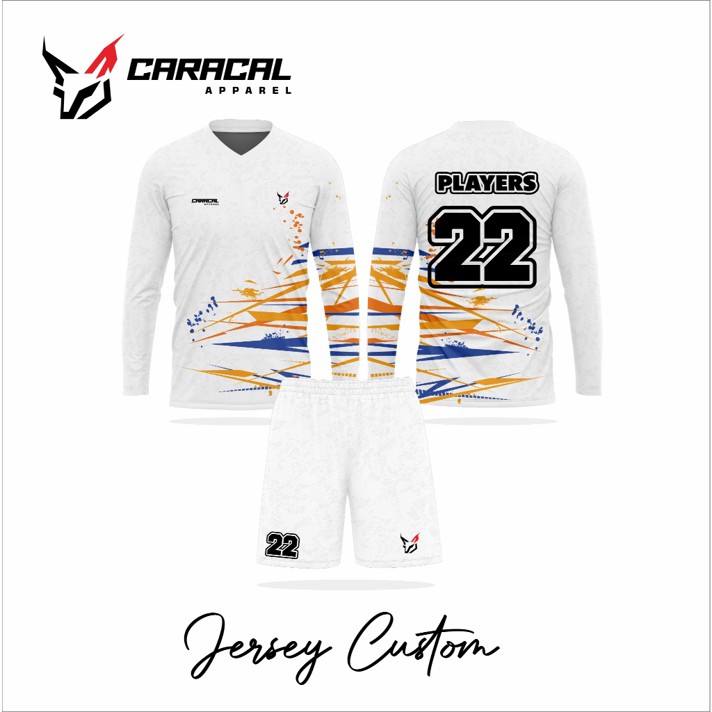 JERSEY SETELAN LENGAN PANJANG / JERSEY FULL PRINTING / JERSEY CUSTOM / FREE DESAIN