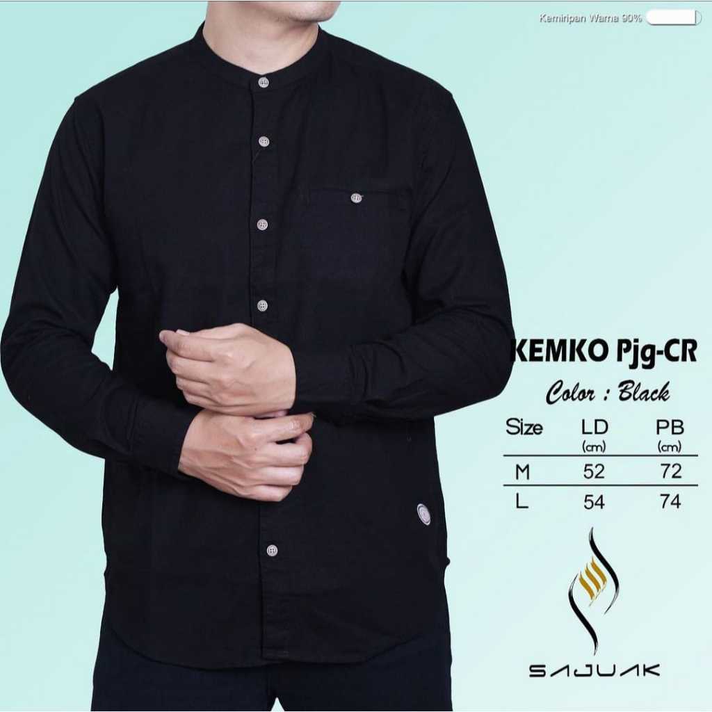 TERBARU BAJU KOKO LENGAN PANJANG SAJUAK KEMEJA KOKO PANJANG BAJU KOKO PRIA BAJU MUSLIM PRIA