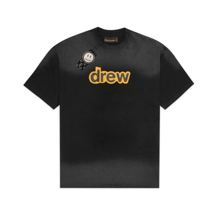 Drew House Secret Faded Black Tshirt - ORI