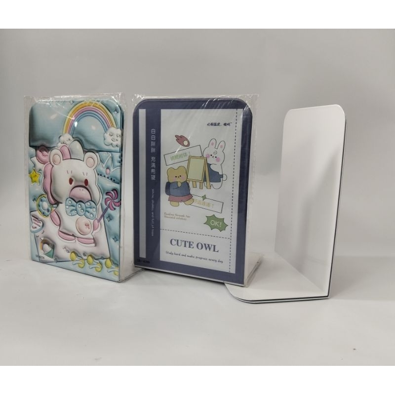 

Book end Penyangga buku Pembatas buku besi fancy karakter