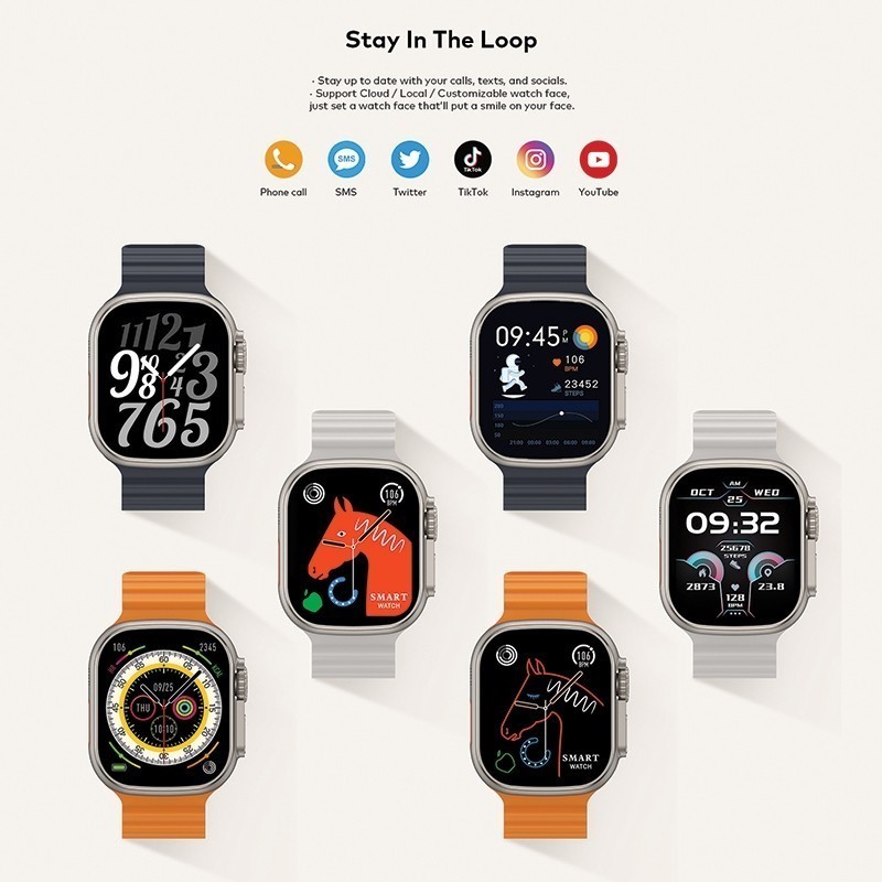 Itel SmartWatch Ultra 2 Large Display Smart Call