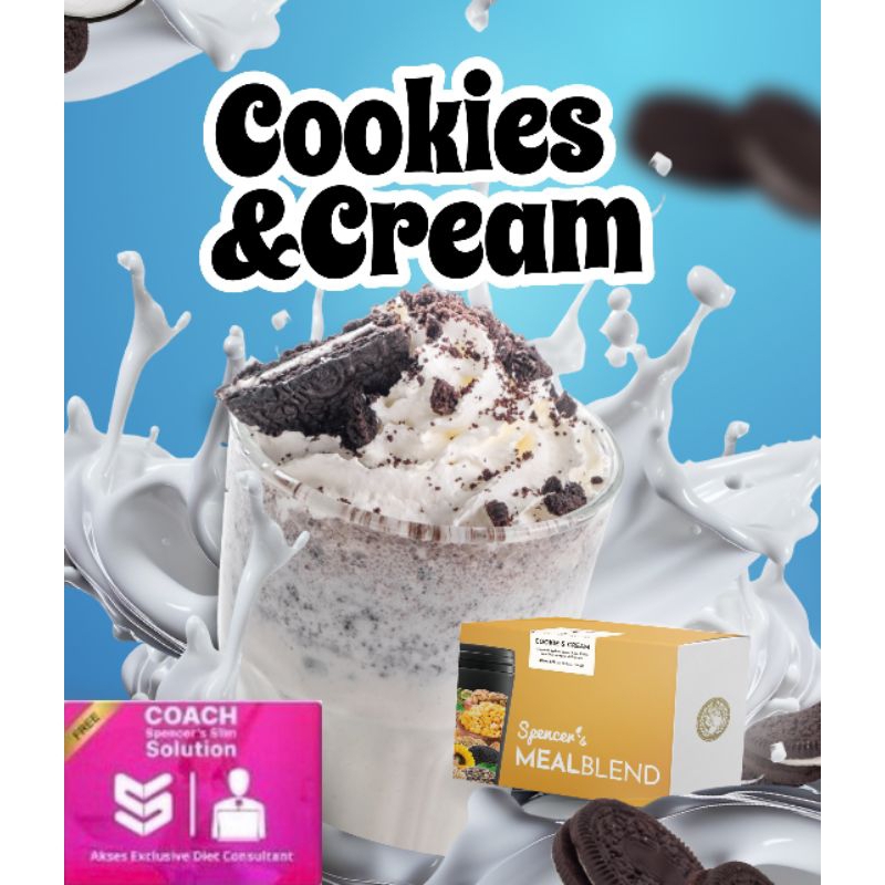 

Spencer's MealBlend Cookies & Cream - Diet Sehat Rendah Kalori Official Store Shop