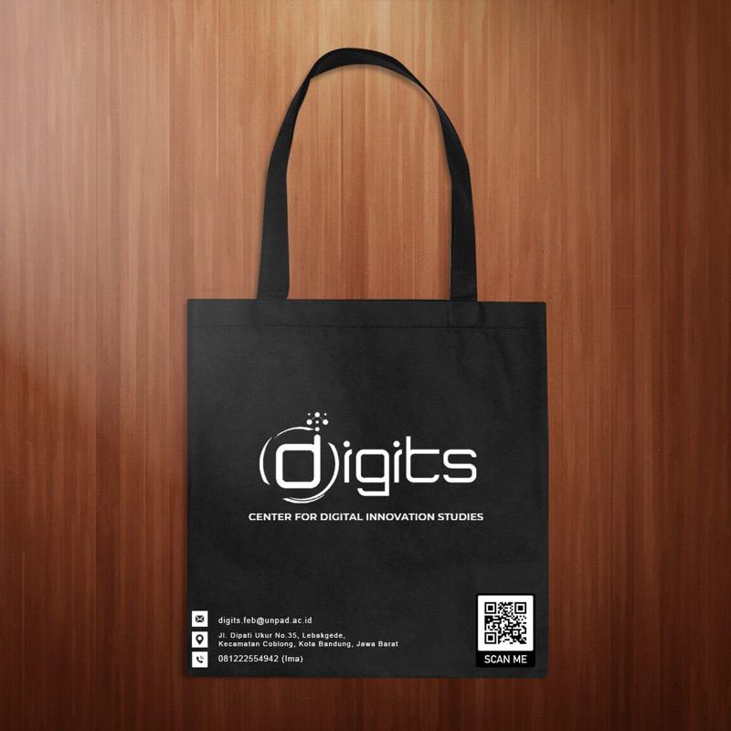 TAS SPUNBOND SABLON CUSTOM BOX 30x40x10 BISA BERDIRI