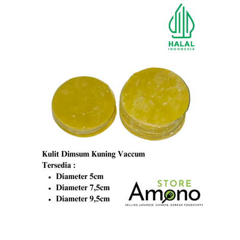

Kulit Dimsum Gyoza Warna Kuning| Halal Murah Vaccum Isi 50 Lembar