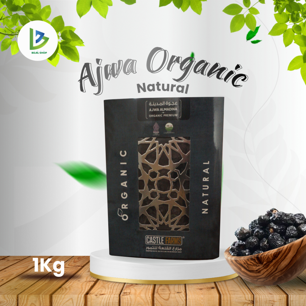

kurma Ajwa premium Castle Farm 1kg - kurma ajwa 1kg - ajwa premium 1kg