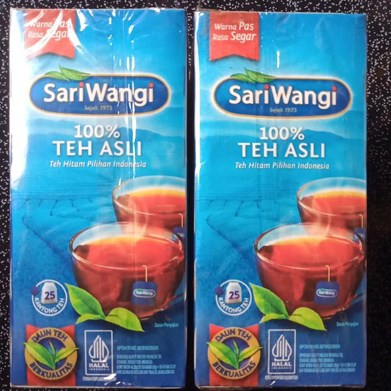 

Sari Wangi Teh Asli 100% 25 kantong teh