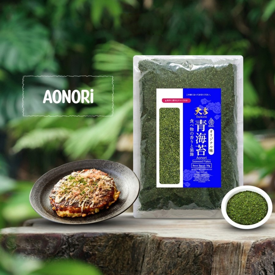 

Daikichi Aonori 10gr Seaweed Flakes Nori Rumput Laut Tabur Topping Taburan Takoyaki Mentai Toping Okonomiyaki Bahan Masakan Jepang Enak Lezat Murah Malang Jatim