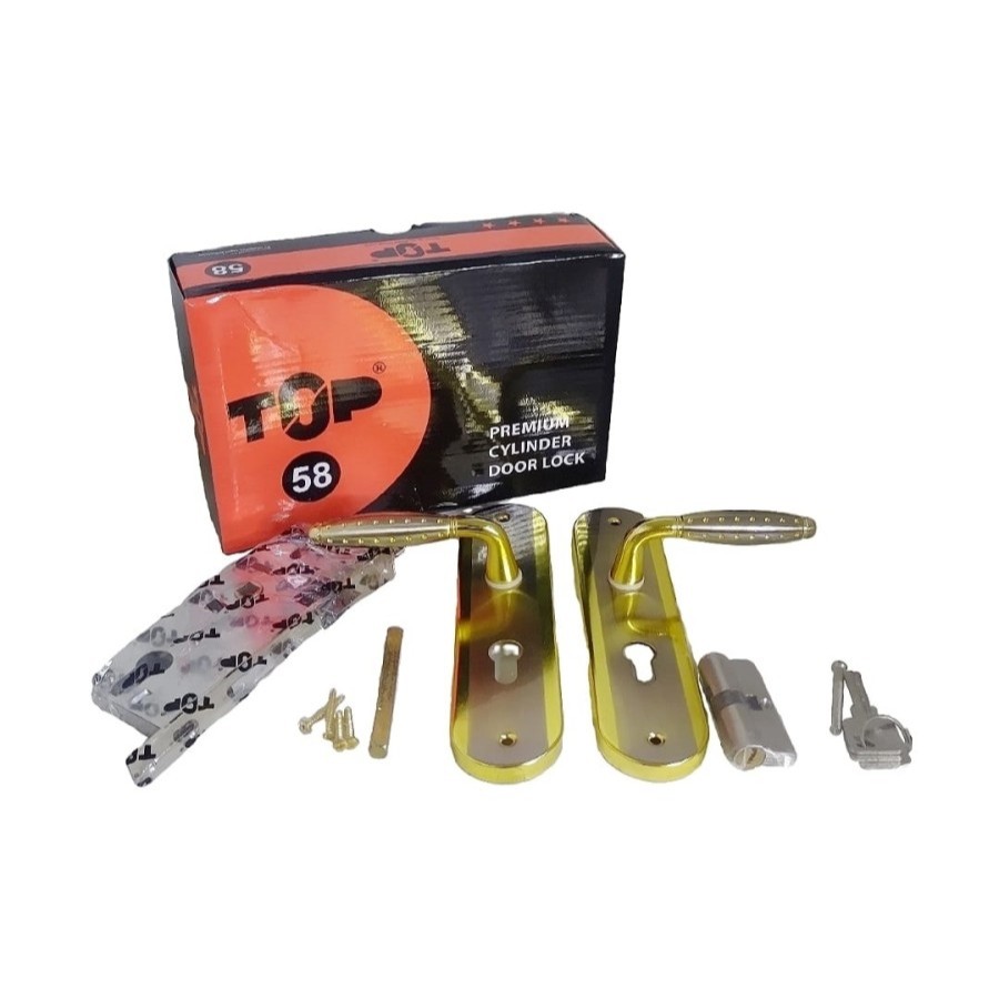 Door Lock / Kunci Pintu Set / Kunci Pintu Rumah Sedang TOP
