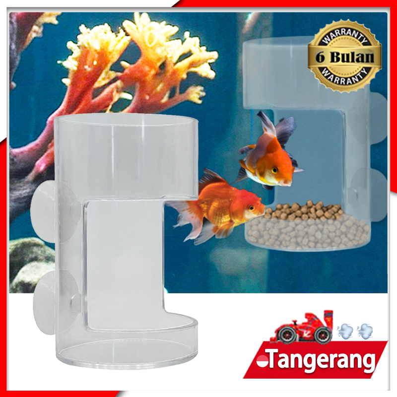 Tempat Makan Ikan Akrilik /Wadah Makan Ikan /Wadah Pakan Ikan Untuk Udang Dan Ikan
