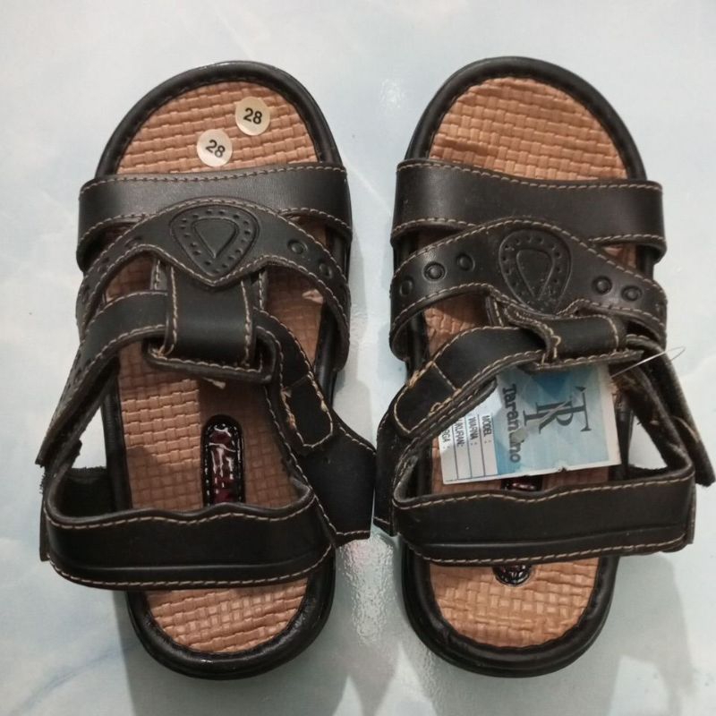 PROMO SANDAL KULIT ANAK LAKI-LAKI IMPORT SUPER MURAH | TEBAL HARGA PABRIK | SANDAL VIRAL | KUALITAS 