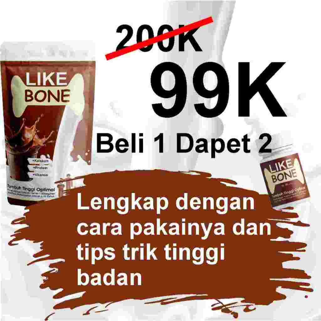 

Susu Peninggi Badan Beli 1 Gratis 1 PROMO TERBATAS Usia 5 - 21 Tahun