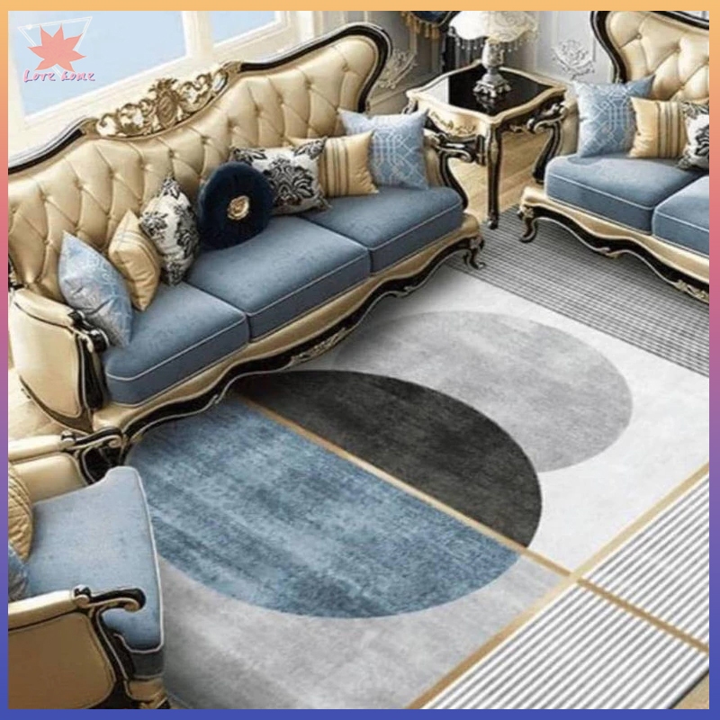 Karpet Lantai Ruang Tamu 200X300CM Bahan Lembut & Anti Slip Karpet Lantai Permadani Eropa  Anti Slip