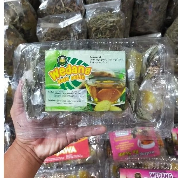 

Wedang daun kayu putih - minuman herbal tradisional - minuman kesehatan alami - isi 10 - original Jogja