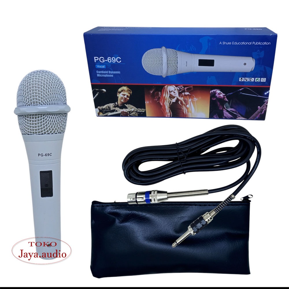 Mik Kabel PG 69C Mic Vokal Mik Karaoke Model Kabel