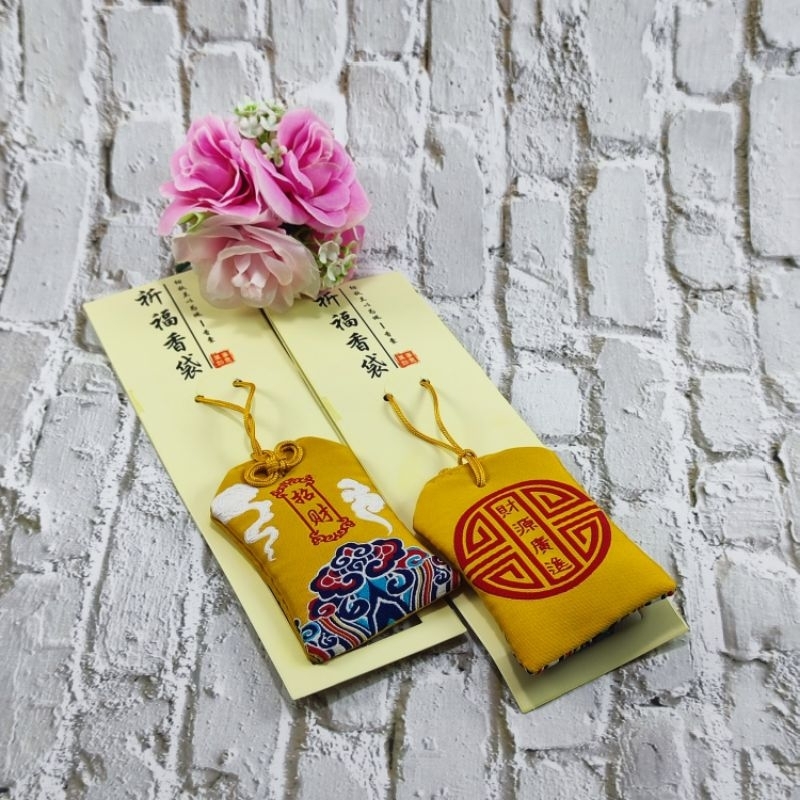 KALUNG KANTONG JIMAT KUNING CAO CAI