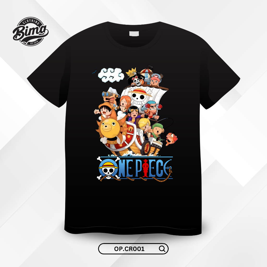 Kaos ANIME LOGO ONEPIECE Combed 30s [BMCLT Pride]