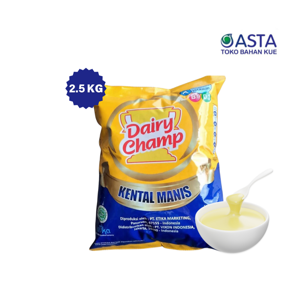 

BgKr Dairy Champ Susu Krimer Kental Manis 1 Kg & 2,5 Kg
