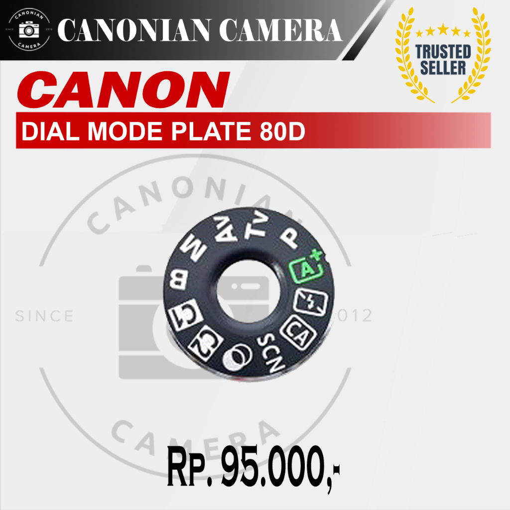 Dial Mode Plate Canon 80D