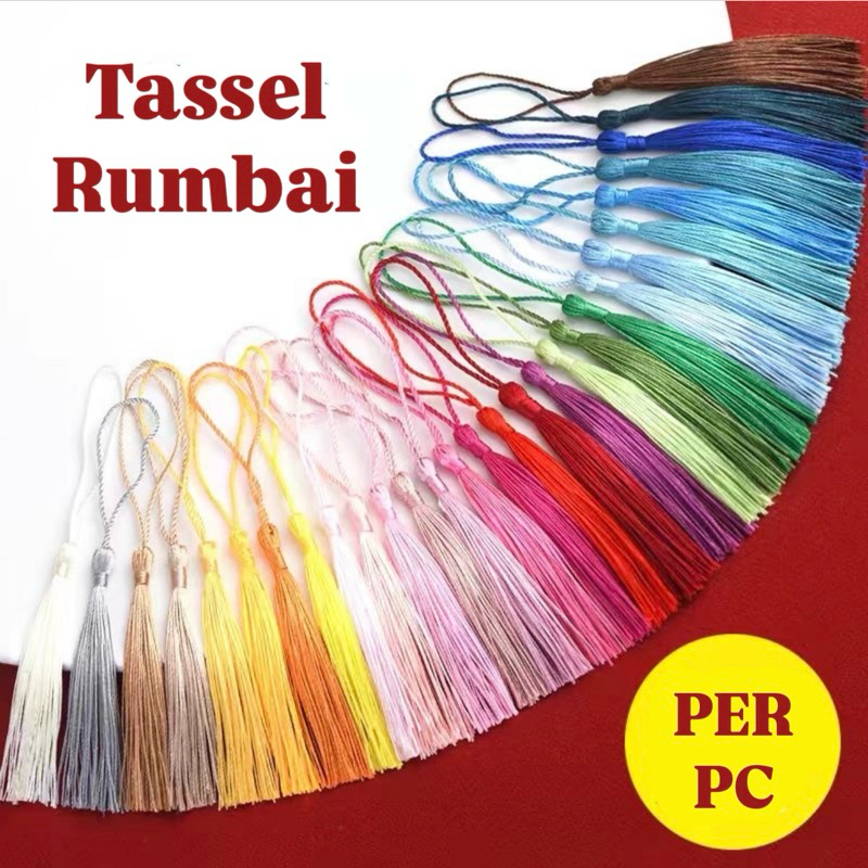 Joyful Rumbai Tassel / Rumbay Tasbih / Tasel Untuk Kepala Tasbih Bahan kerajinan Tangan / Aksesoris 