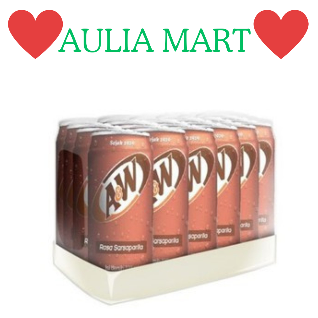 

A & W Sarsaparilla Sleek 250 ml x 24 (1 Case) - AW Root Beer kaleng