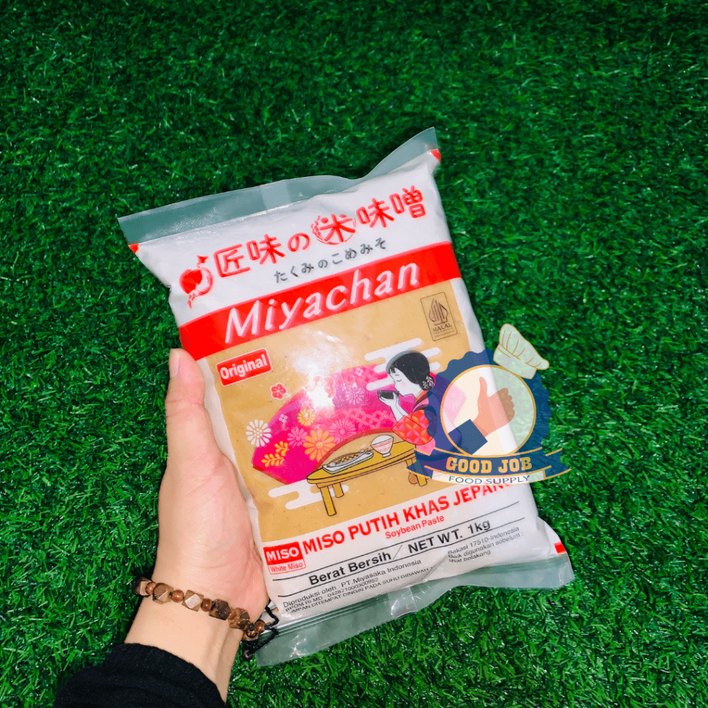 

MIYACHAN Pasta Miso Putih 1 Kg Halal │ Tauco Ala Jepang untuk Sup Miso Soup Ramen Udon