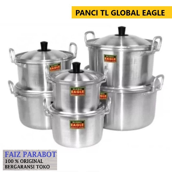 dandang TL almunium Global eagle  / paramount panci masak air