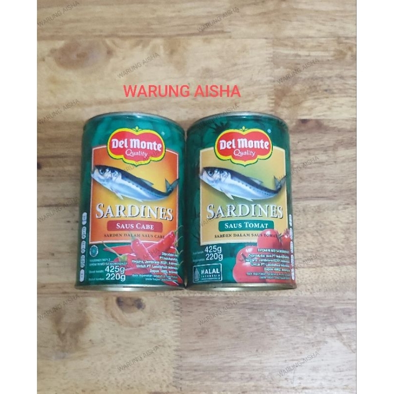 

Sarden Sardines Kaleng Del Monte Saus Cabai & Tomat 425 gr