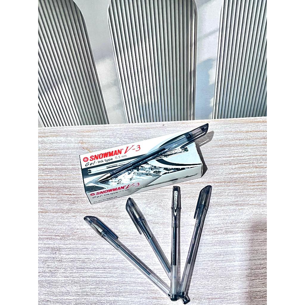 

Bolpoin SNOWMAN V3 0,5mm ink black kualitas terbaik