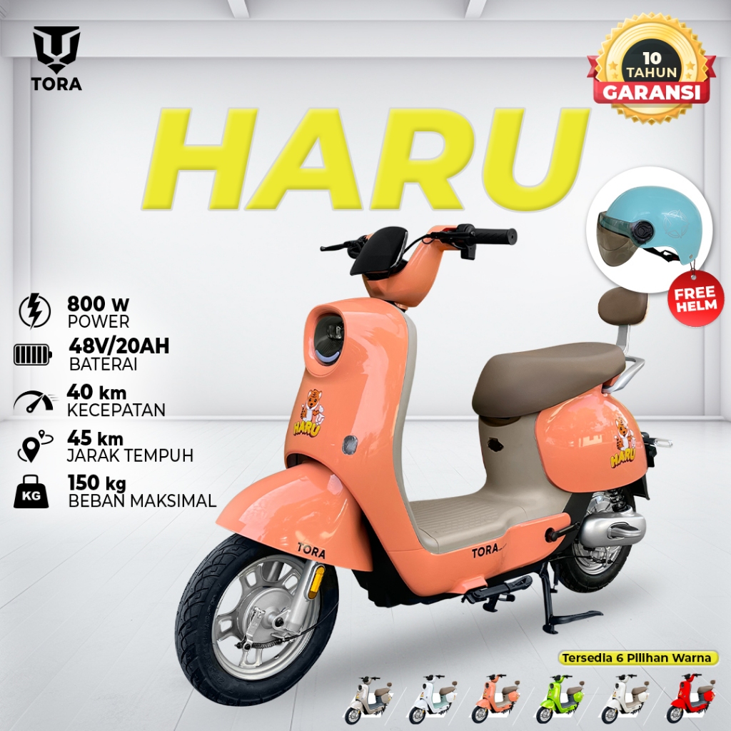 TORA ,SEPEDA LISTRIK HARU ORIGINAL BERGARANSI Anak Ban Dewasa Led