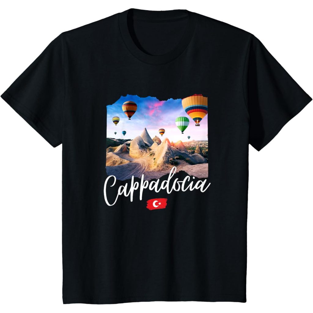 Baju Kaos Anak Turkey Cappadocia Souvenir Cappadocia T-Shirt