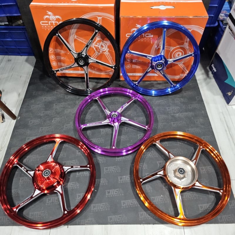 Velg Velek Racing ENKEI CMG CNC 511 P5 R17 Yamaha Jupiter Mx Z Old  F1zr