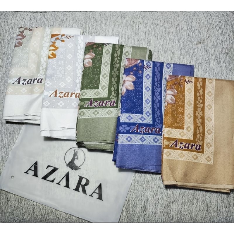 Hijab segi empat Voal | Azara motif pouch