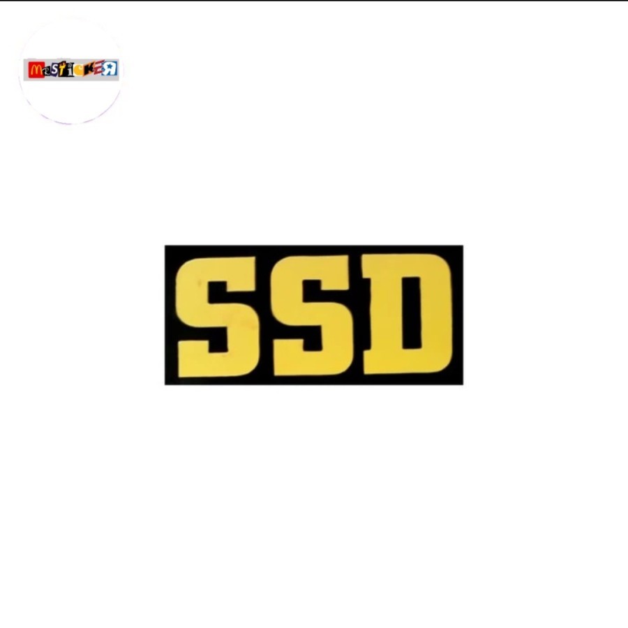 

sticker band SSD logo stiker Boston hardcore punk Society System Decontrol
