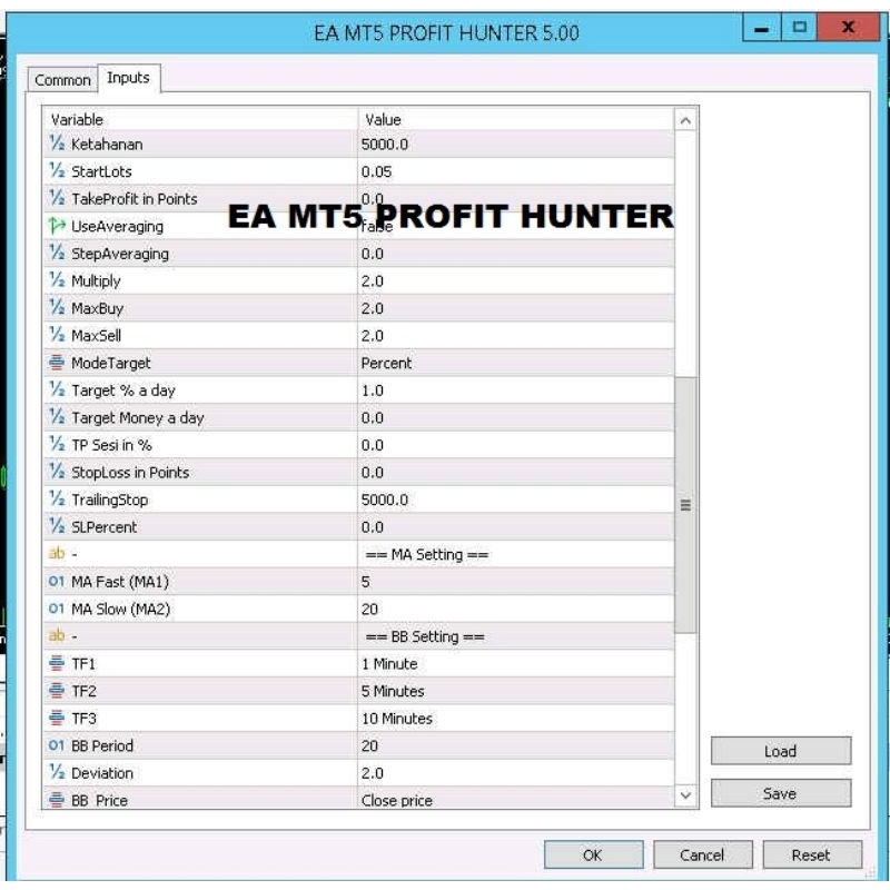 Robot Trading Premium Multi Strategi EA MT5 BTC & GOLD Hunter